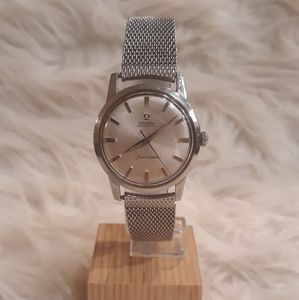 Omega automatic silver tone mens watch